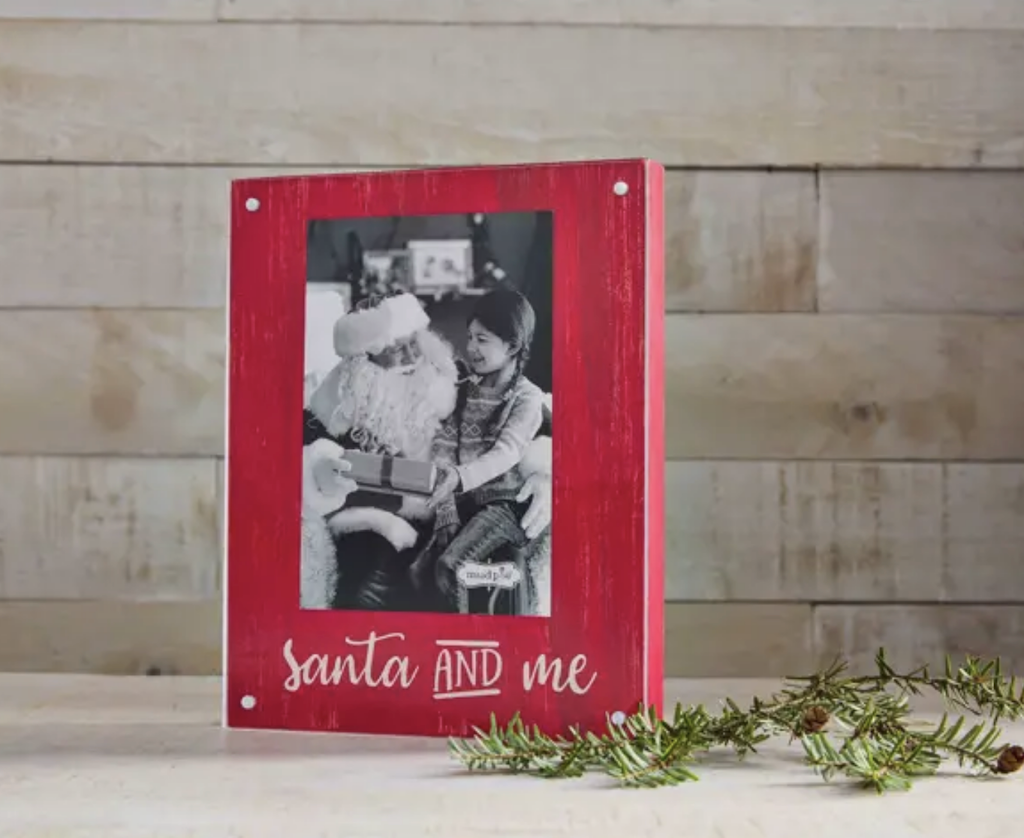 Santa and Me Picture Frame