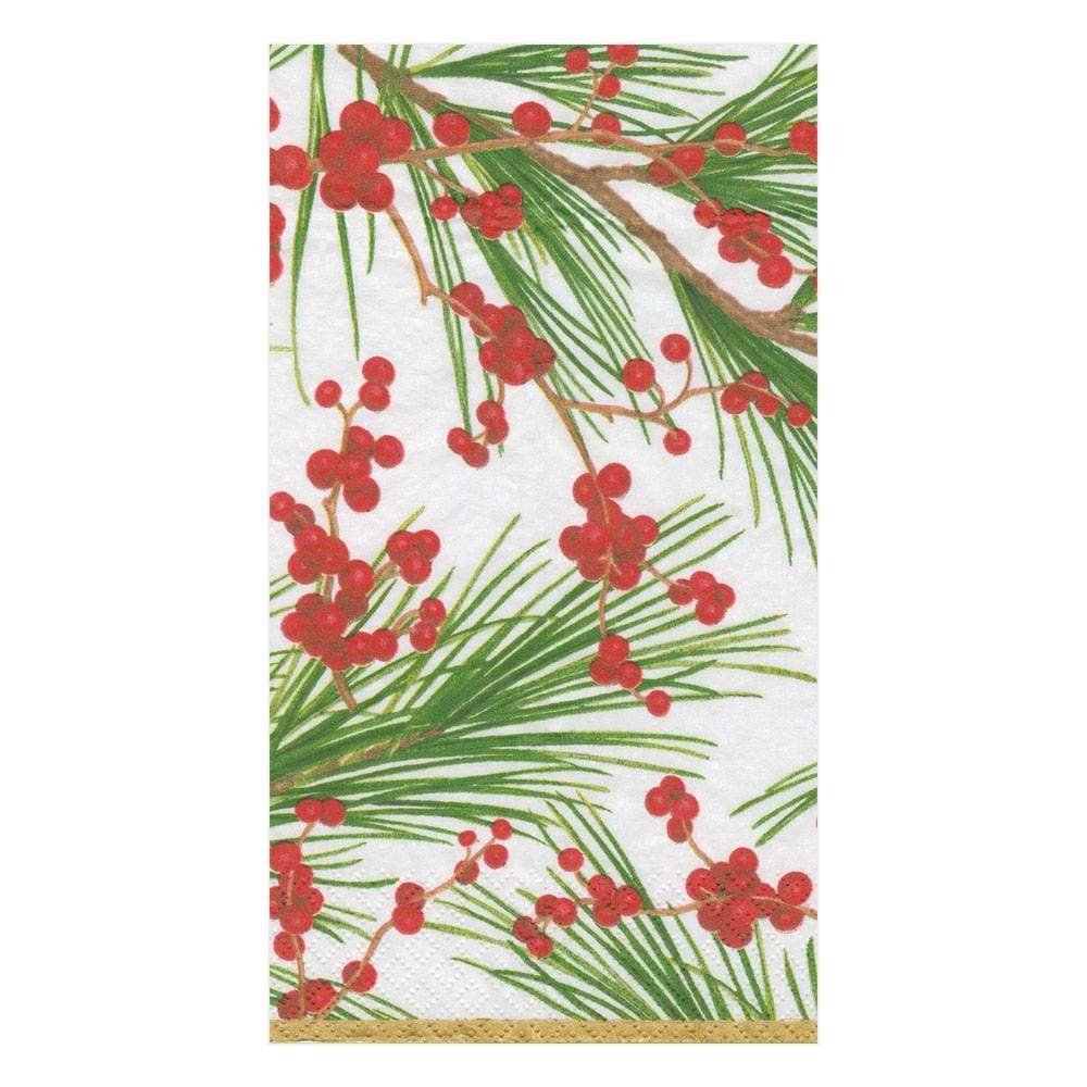 Berries and Pine Guest Towel