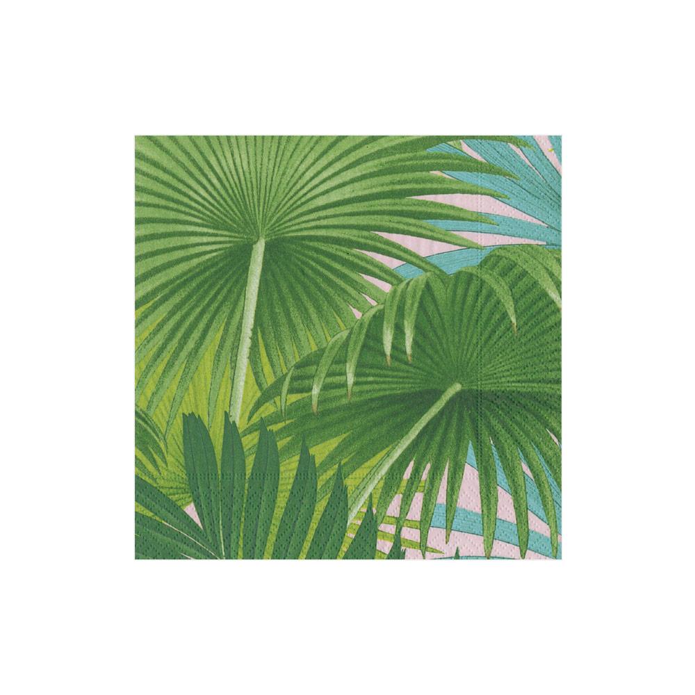 Palm Fronds Sunset Boxed Cocktail Napkins