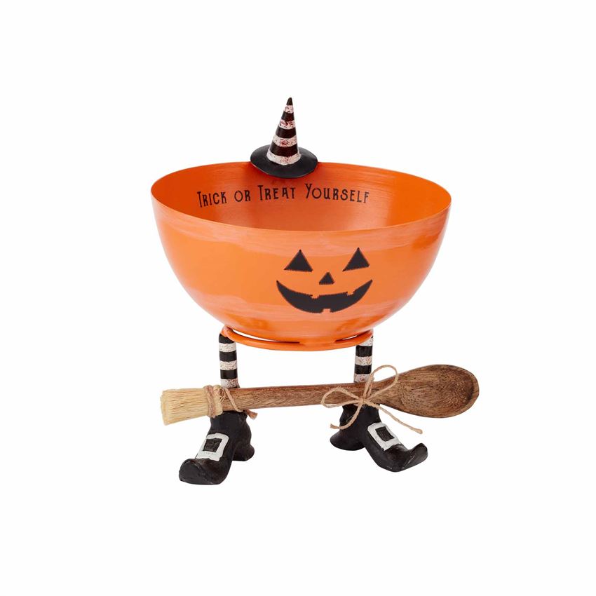 Tin Pumpkin Dip Set